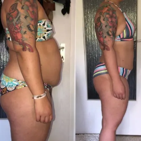 Vorher-Nachher-Transformation von Liane